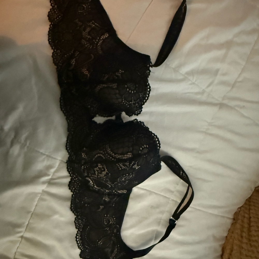 Aerie Black Lace Bra